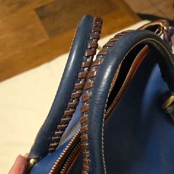 Dooney & Bourke Florentine Leather Satchel - Picture 12 of 16
